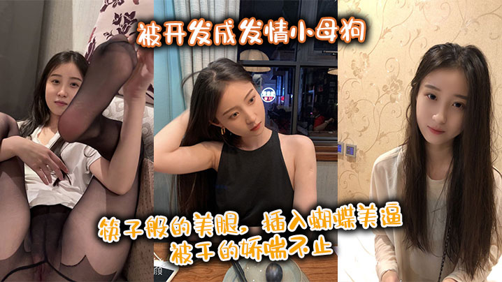 极品身材尤物御姐被开发成发情小母狗 筷子般的美腿,插入蝴蝶美逼 被干的娇喘不止