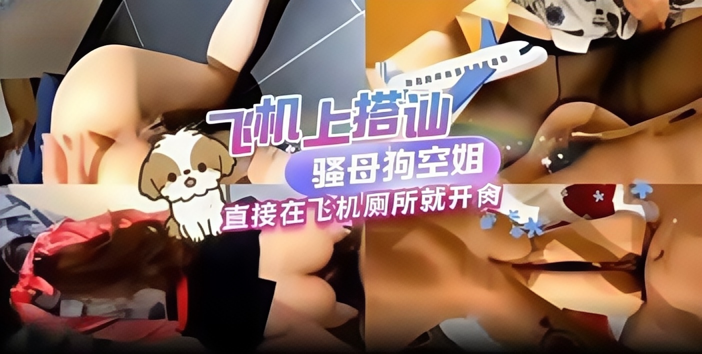 网曝黑料-飞机上搭讪制服骚母狗空姐,直接在飞机上厕所开操-