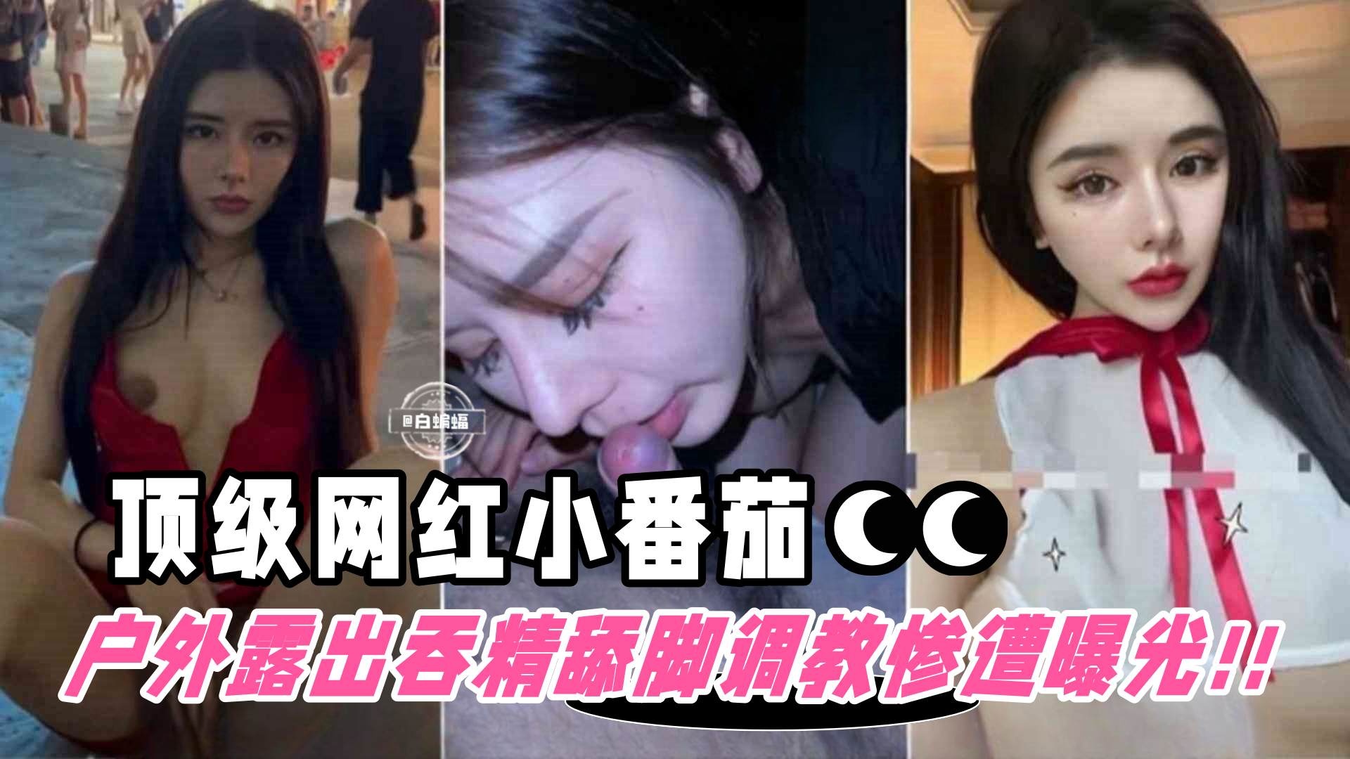 被包养户外露出舔脚吞精等调教惨遭粉丝曝光!网红小番茄的世界末日