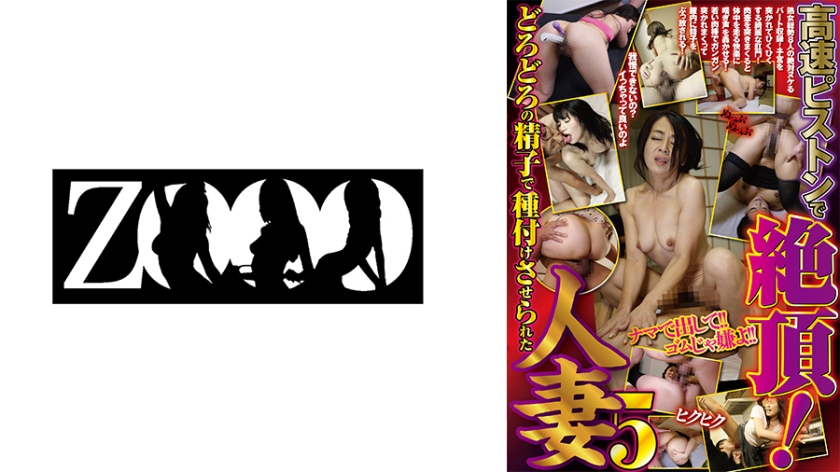 458ZOOO-111 高速ピストンで絶頂!どろどろの精子で種付けさせられた人妻 5 樋口亜美