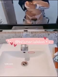 wisteria是谁?wisteria是反差网红女神,这一部私拍福利视频中,wisteria人前是女神,人后却是jp