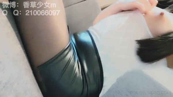 香草少女2020透明白衣黑丝包臀裙(香草少女m)大胸